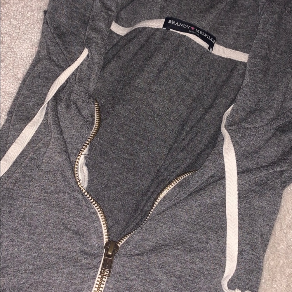 Brandy Melville grey hoodie